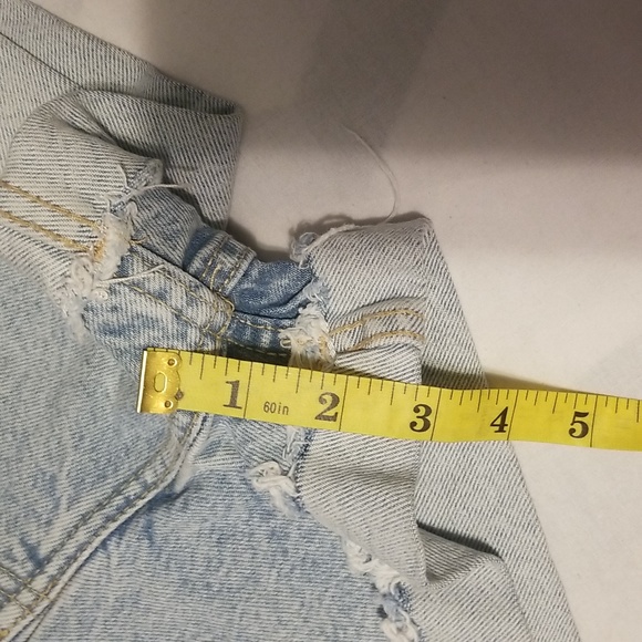 NWT Zara Denim Shorts Women's Size 4 Color Light Blue - Picture 4 of 10